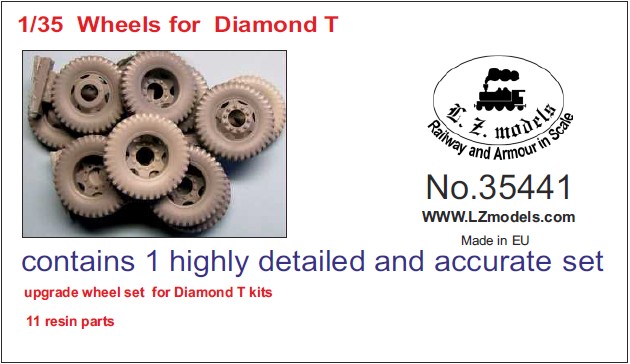 Diamond T Wheels for MZZ (Resin)