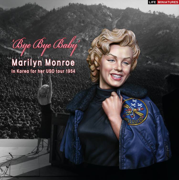 Bye Bye Baby! Marilyn Monroe In Korea for her USO tour 1954