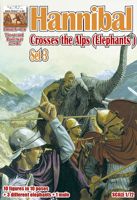 Hannibal Crosses the Alps Set 3 - Elephants