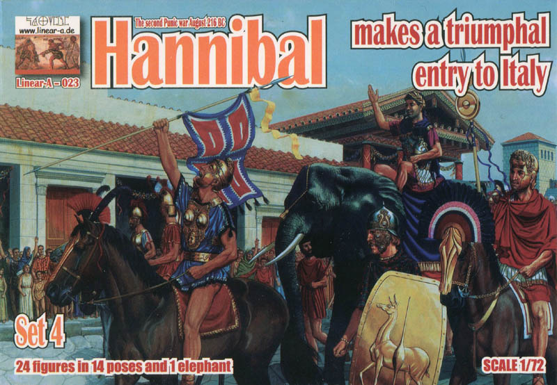 Hannibal Makes a Triumphal Entry in Italy - Set 4