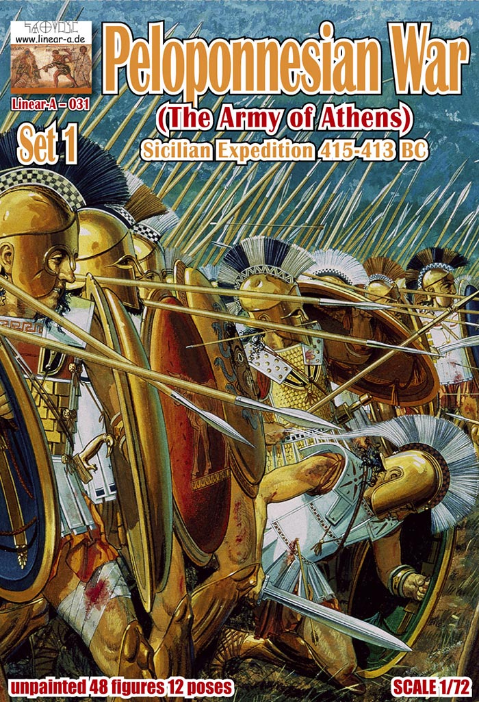 Linear A - Peloponnesian War, Sicilian Exp.415-413 BC Set 1 Army Of Athens