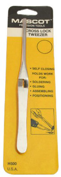 Cross Lock Tweezers 6-1/2