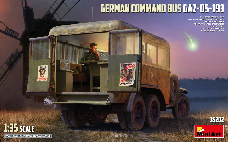 Miniart German Command Bus GAZ-05-193