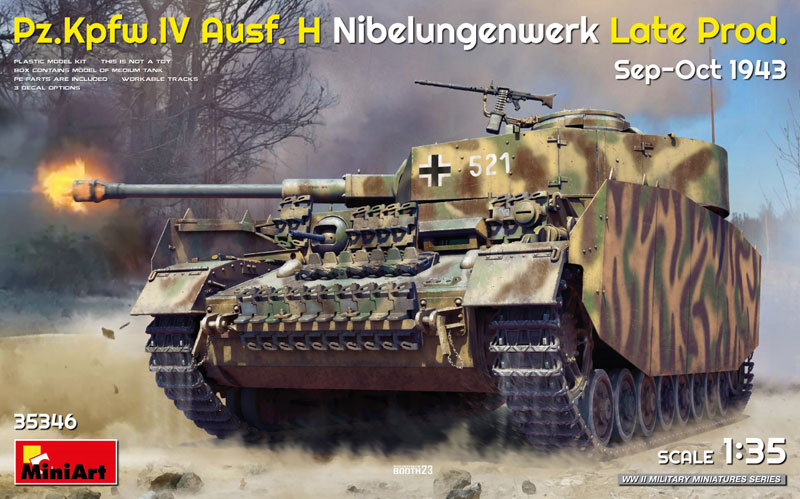 Pz.Kpfw.IV Ausf. H Nibelungenwerk Late Prod. Sep-Oct 1943