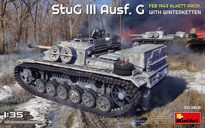 Miniart StuG III Ausf. G Feb 1943 Alkett Prod. with Winterketten