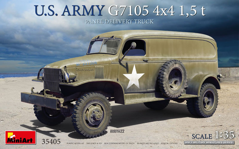 U.S. Army G7105 4Х4 1.5t Panel Delivery Truck