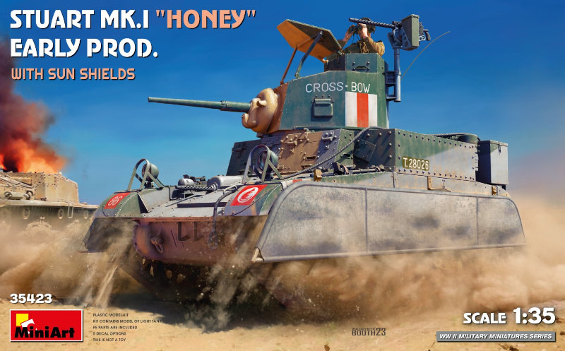 MiniArt Stuart Mk.I Honey Early Prod. w/Sun Shields