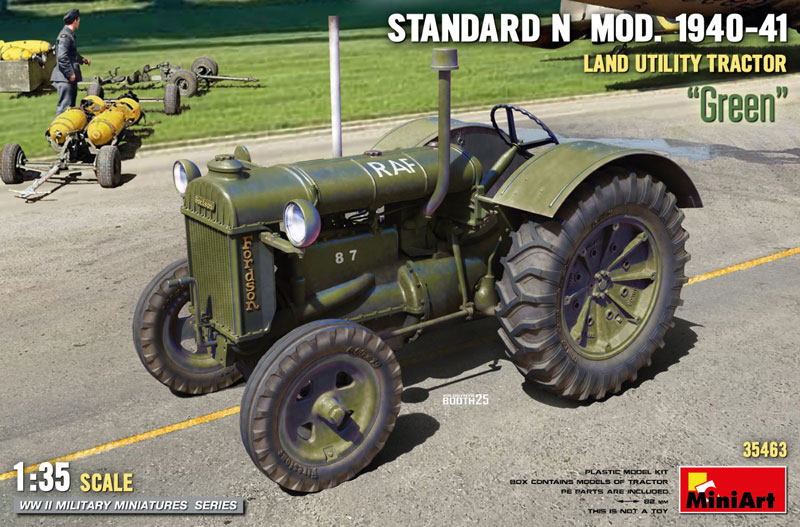 Miniart Standard N Mod 1940-41 Land Utility Tractor Green