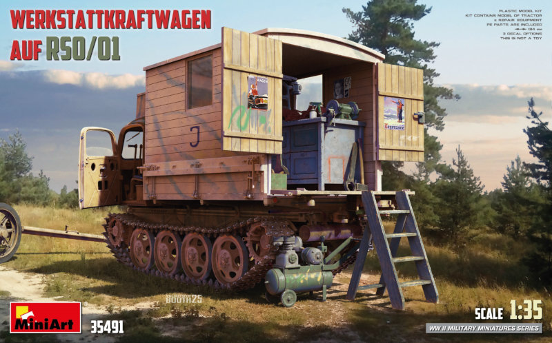 Miniart Werkstattkraftwagen Auf RSO/01