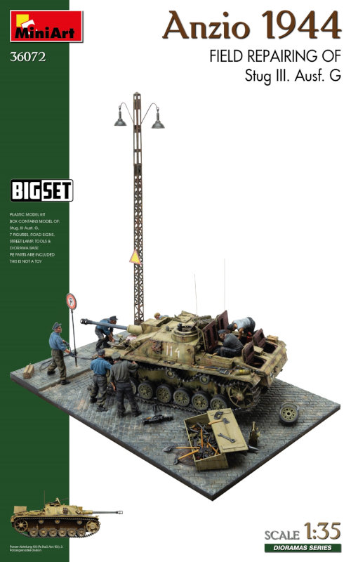 Miniart Ammo Loading SU-85, GAZ-MM & Crew Big Set