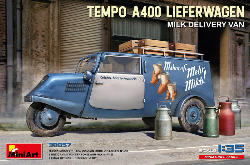Tempo A400 Lieferwagen Milk Delivery Van
