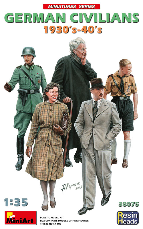 Miniart German Civilians 1930-40s