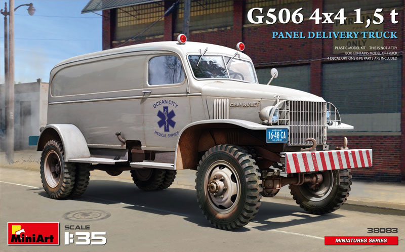 G506 4х4 1.5t Panel Delivery Truck