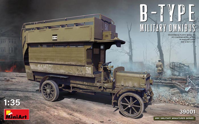 WWI British B-Type Military Omnibus