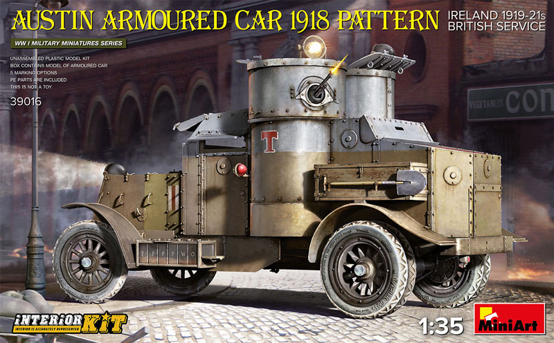 WWI Austin Armoured Car 1918 Pattern. Ireland 1919-21 British Service Interior Kit