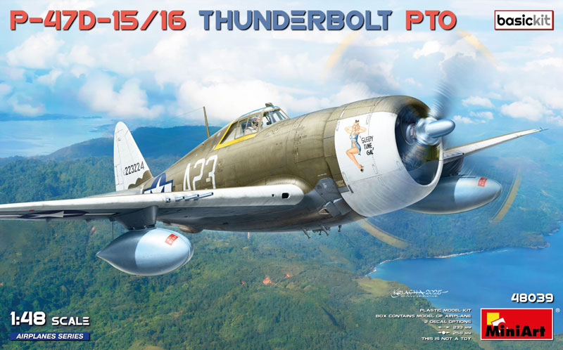 Miniart P-47D-15/16 Thunderbolt Razorback PTO Basic Kit