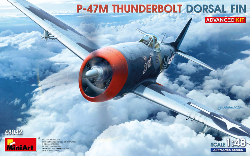 Miniart P-47M Thunderbolt Dorsal Fin (Advanced Kit)