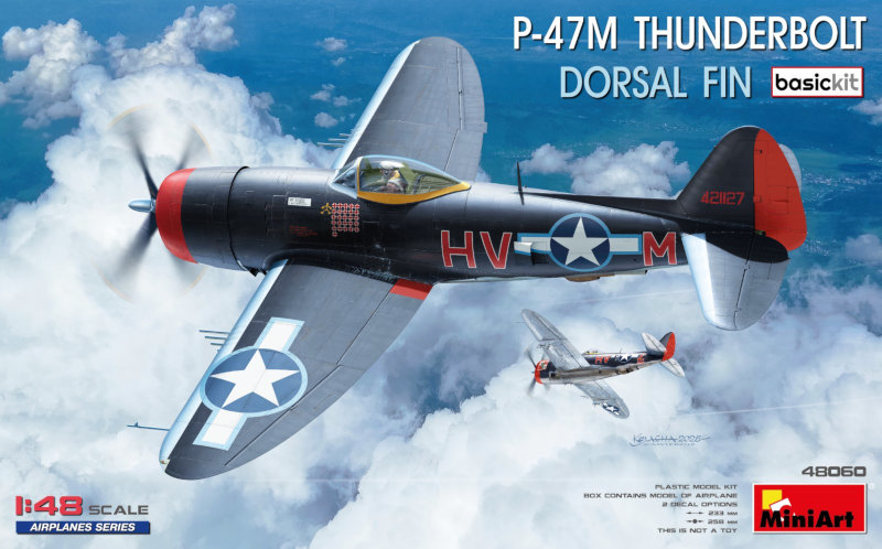 Miniart P-47M Thunderbolt Dorsal Fin [Basic Kit]