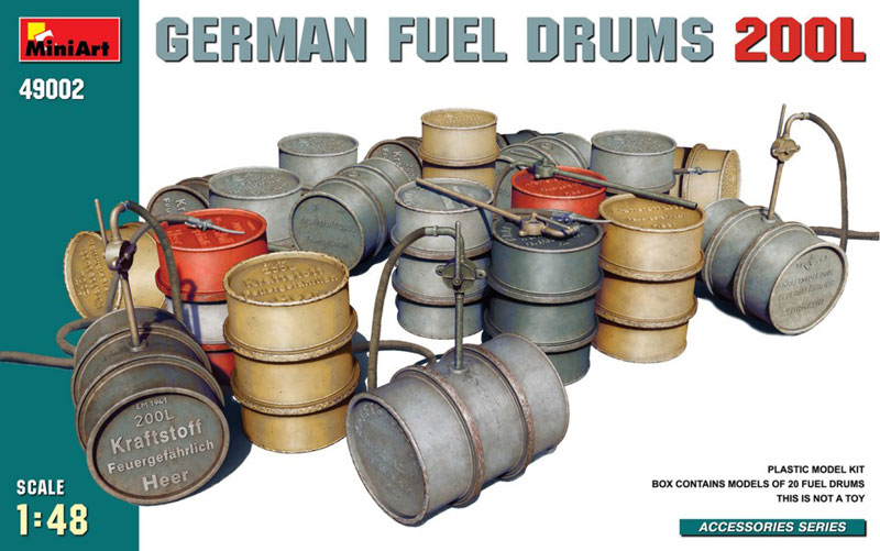 German 200L Fuel Drum Set