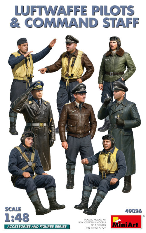 Miniart Luftwaffe Pilots & Command Staff Figure Set
