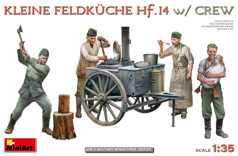 MiniArt Kleine Feldküche Hf.14 w/Crew