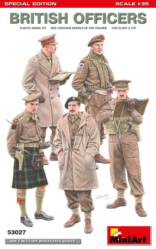 Miniart British Officers