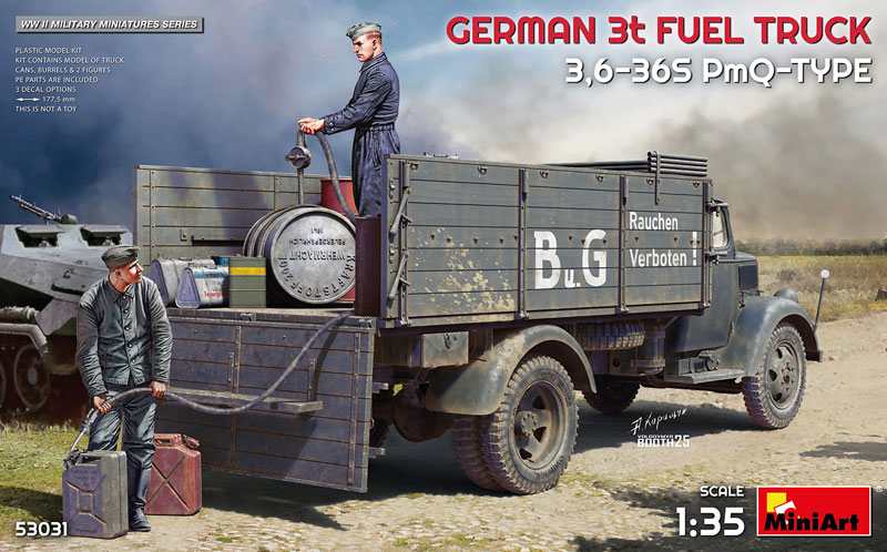Miniart German 3t Fuel Truck 3.6-36S PmQ-Type