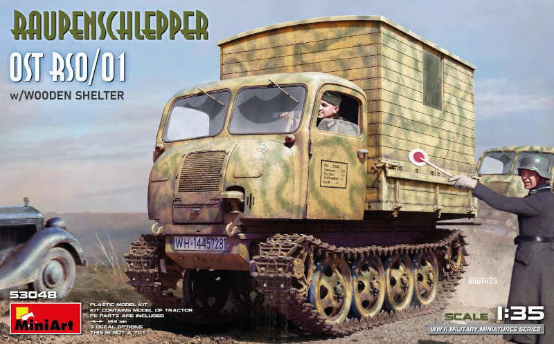 Miniart Raupenschlepper Ost RSO/01 w/Wooden Shelter