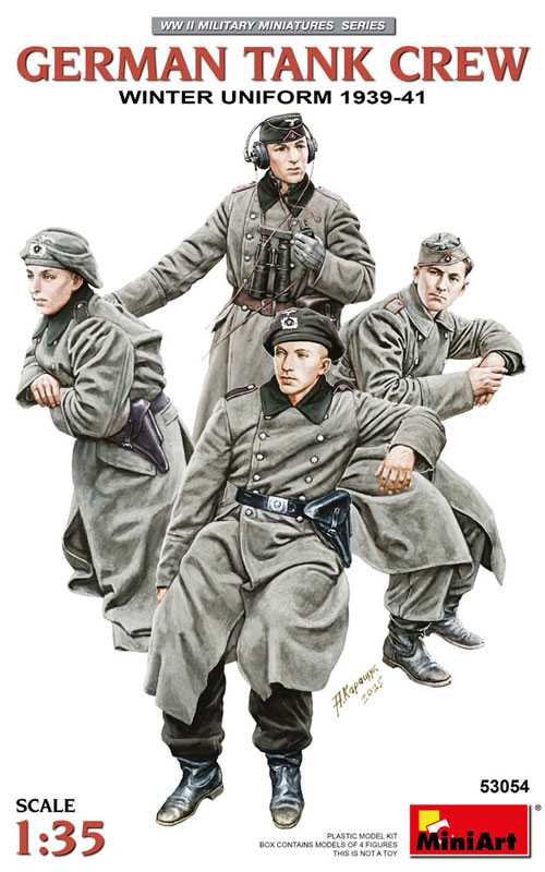 MiniArt German Tank Crew Winter Uniform 1939-41 Figure Set