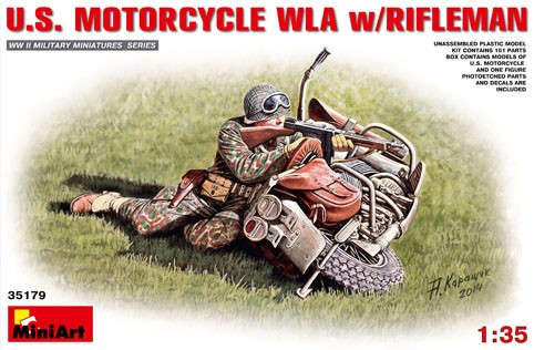 US Motorcycle WLA w/Rifleman