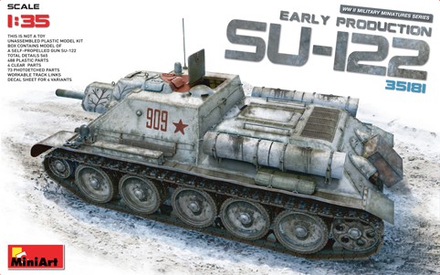 Soviet Su122 Early Production Self-Propelled Tank