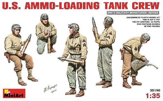 US Ammo-Loading Tank Crew (5)