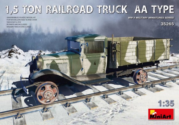 German Railroad 1.5-Ton AA Type Stake Bed Truck