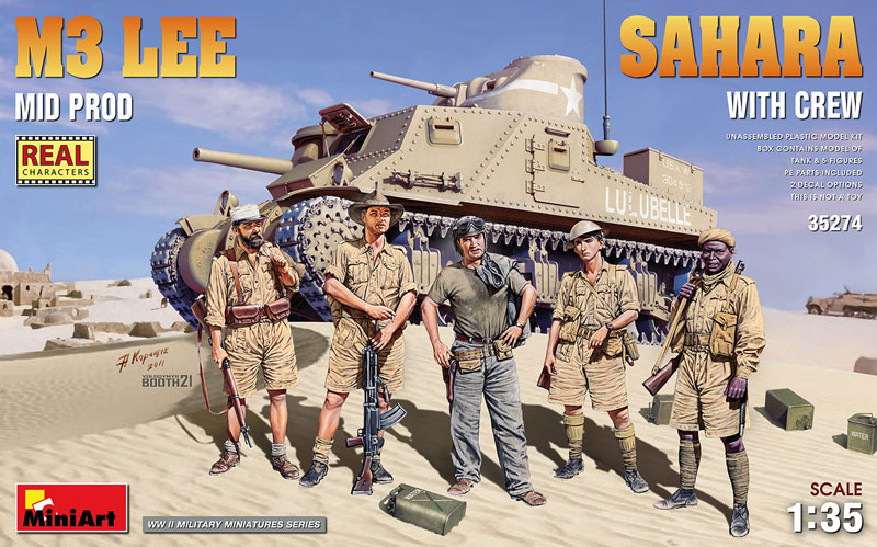 M3 Lee Mid Production Sahara with Crew