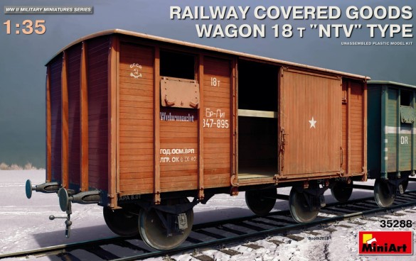 WWII 18-Ton NTV Type Railway Boxcar