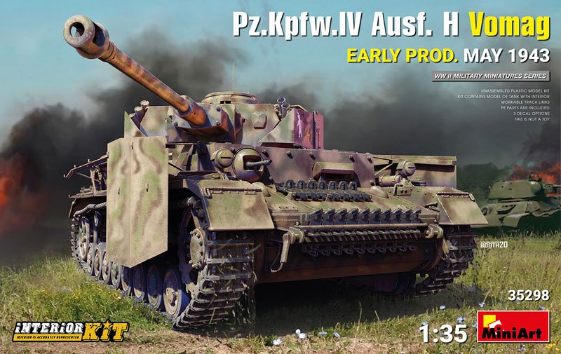 Pz.Kpfw.IV Ausf. H Vomag. Early Production May 1943 Interior Kit