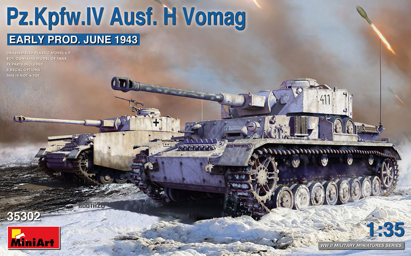 Panzer Pz.Kfw.IV Ausf. H Vomag Early Production June 1943