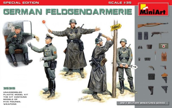 German Field Police (5) w/Weapons (Special Edition)