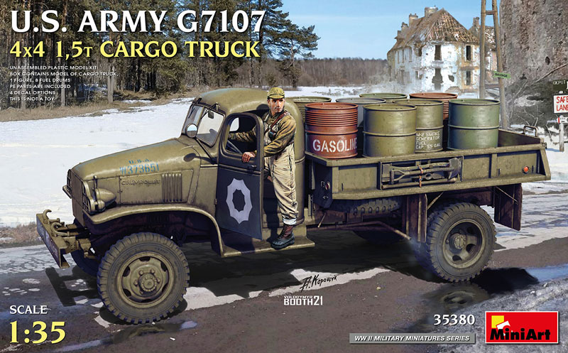 US Army G7107 4x4 1.5T Cargo Truck