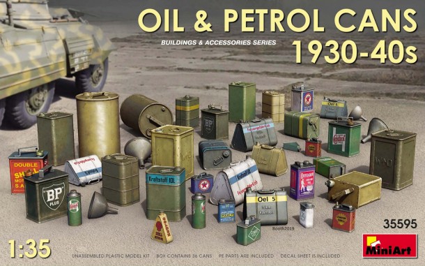 Oil & Petrol Cans 1930-40s (36)