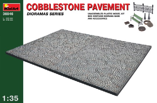 Cobblestone Pavement Section & Accessories