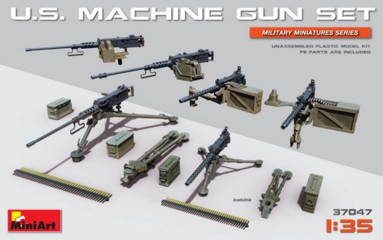 WWII US Machine Gun Set
