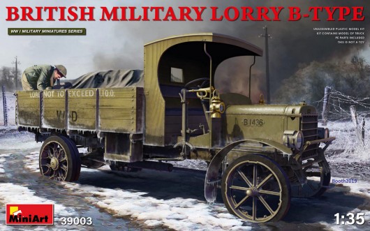 WWI British Military Lorry B-Type Truck