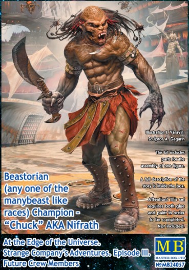 At the Edge of the Universe: Beastorian Champion Chuck Galaxy Gladiator