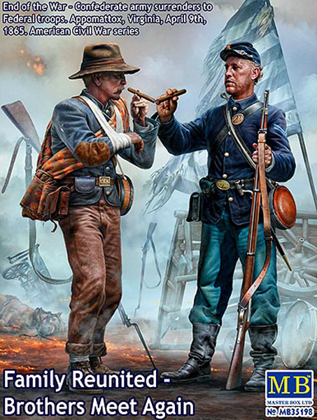 American Civil War Confederate & Union Soldier