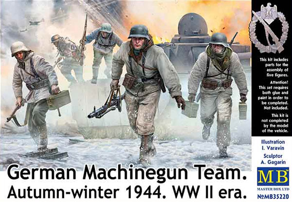 German Machine Gun Team Autumn-Winter 1944