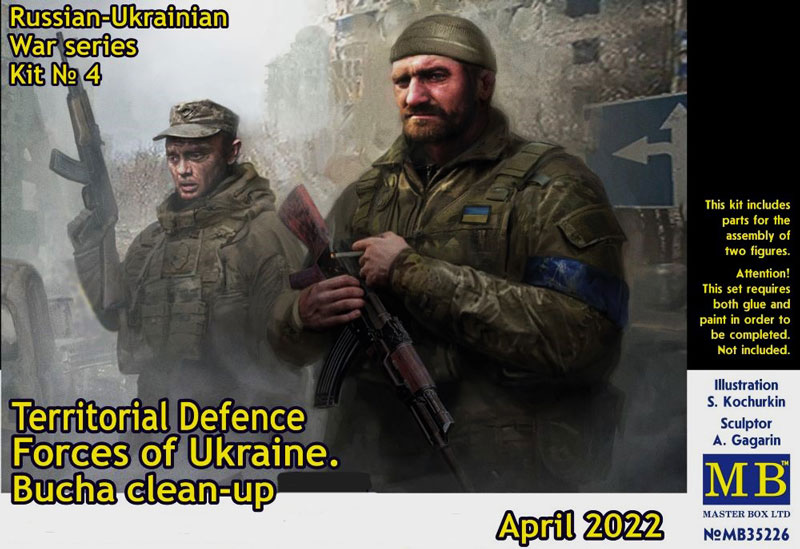 Russian-Ukrainian War: Territorial Defense Forces of Ukraine Bucha Clean-Up