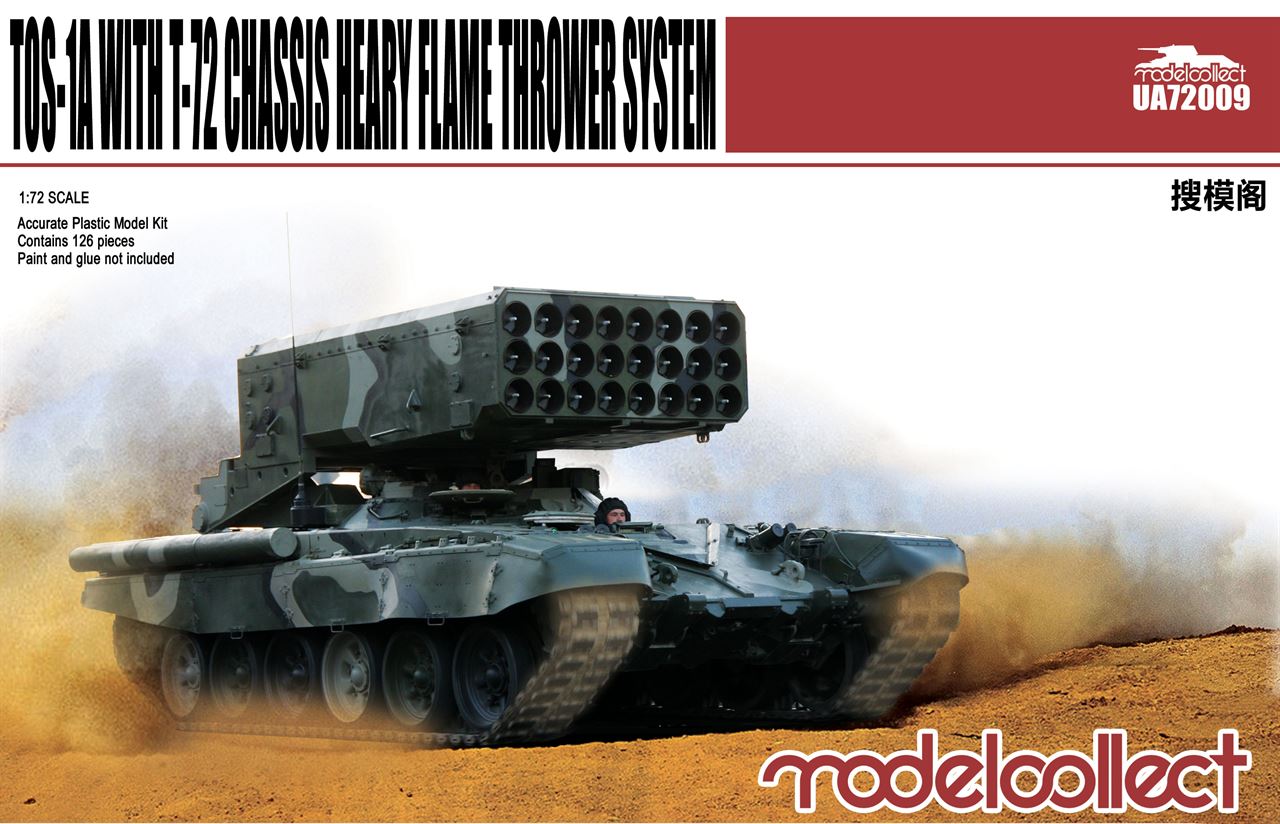 TOS-1A with T-72 Chassis Heavy Flame Thrower (Multiple Rocket Launcher) System
