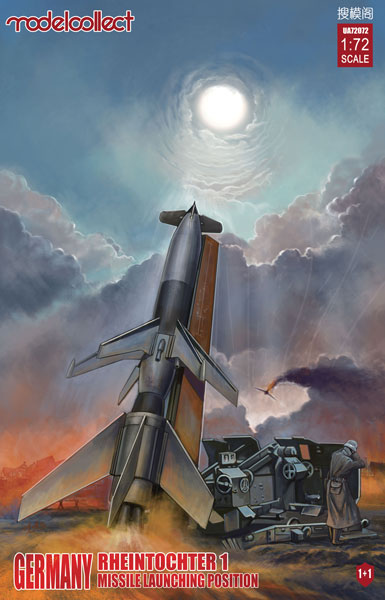 WWII Rheintochter R1 Surface-to-Air Missile System (Launch Position)