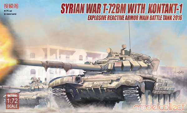 T-72BM Main Battle Tank with Kontakt-1 ERA - Syrian War 2016
